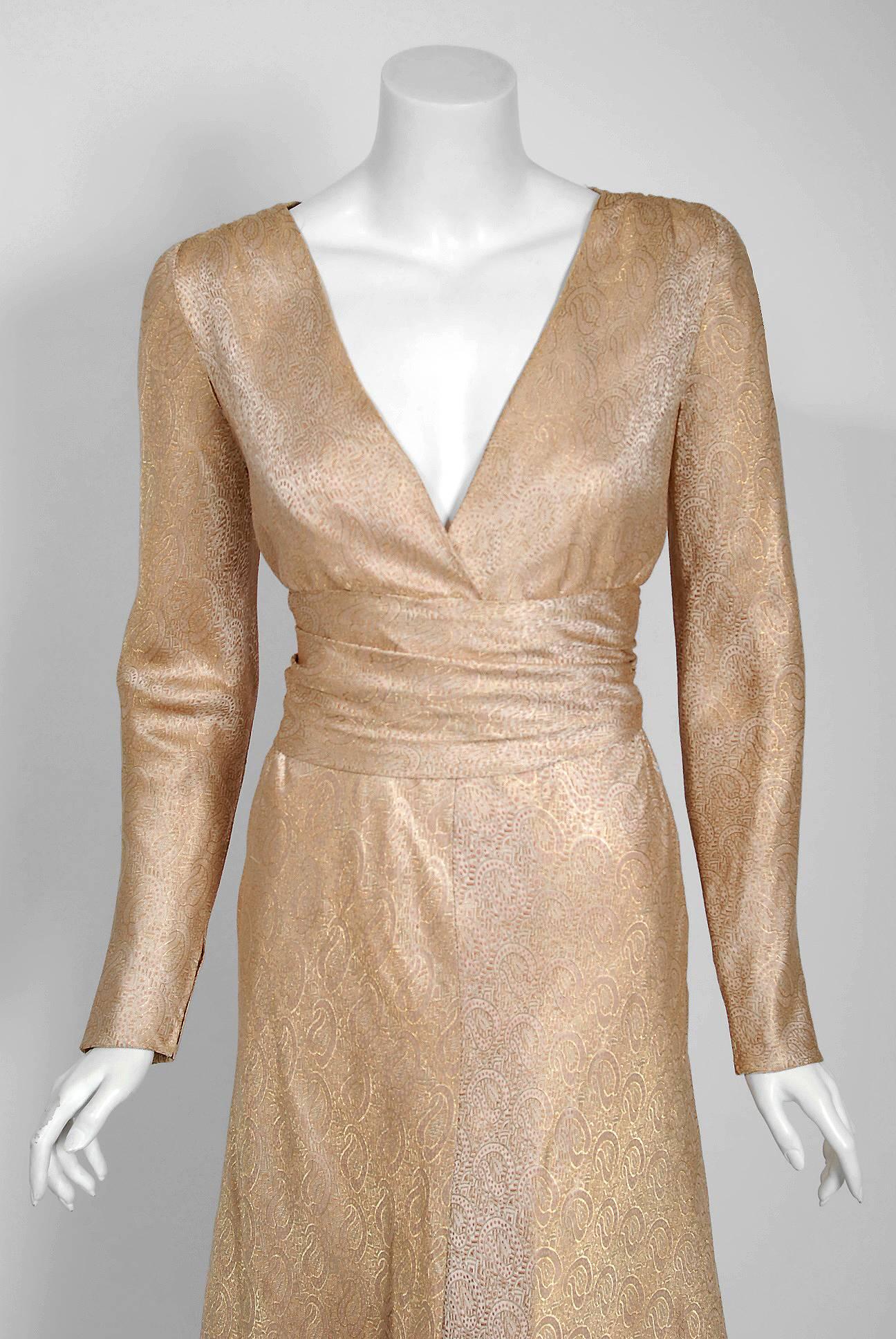 givenchy gold dress
