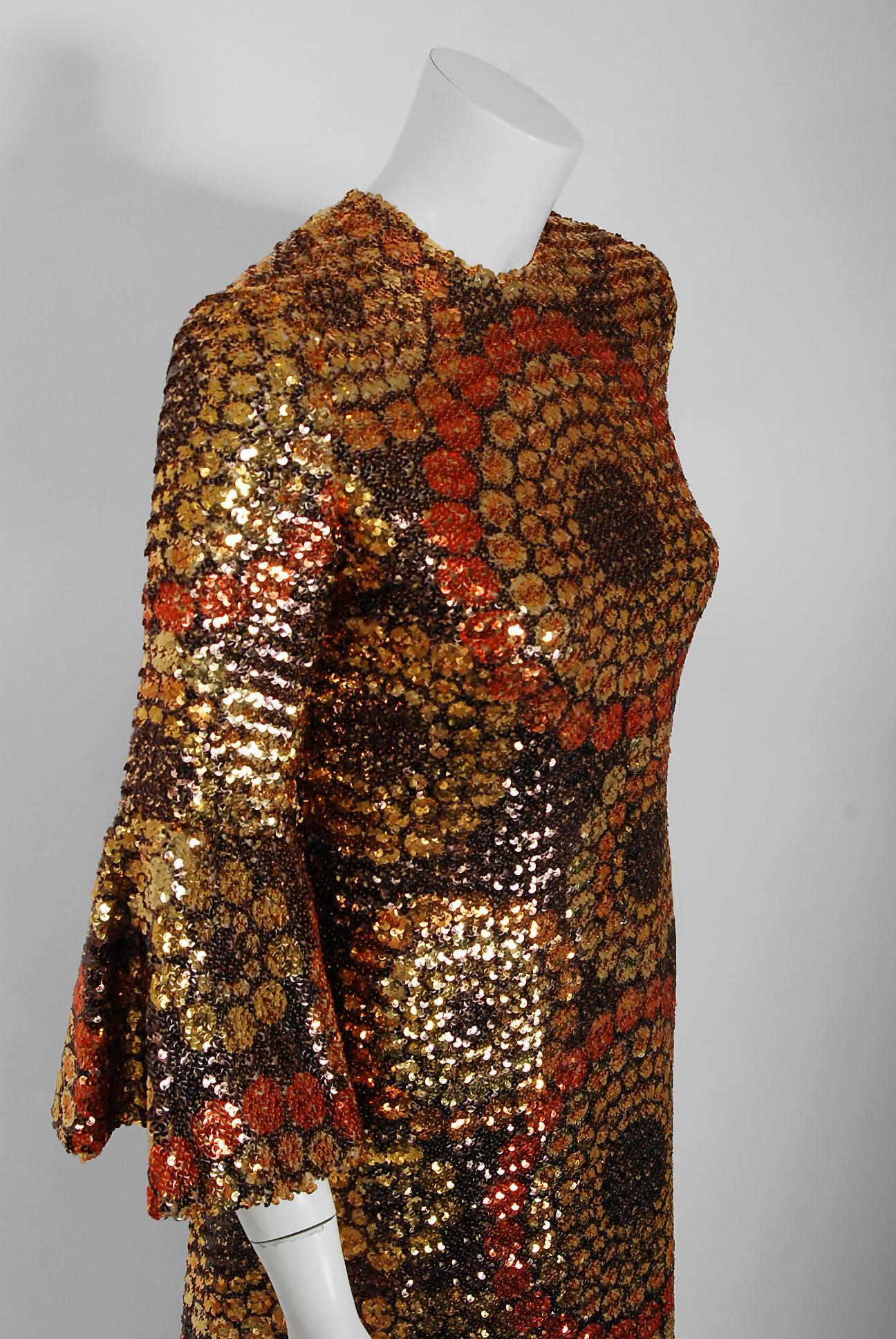 balmain sequin dress