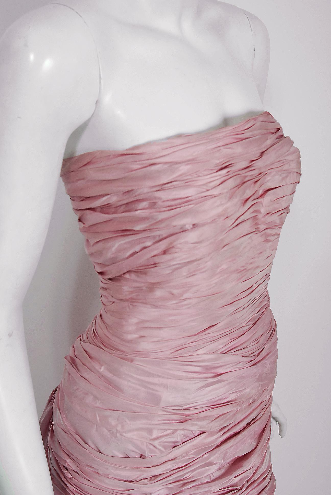 lilac fishtail dress
