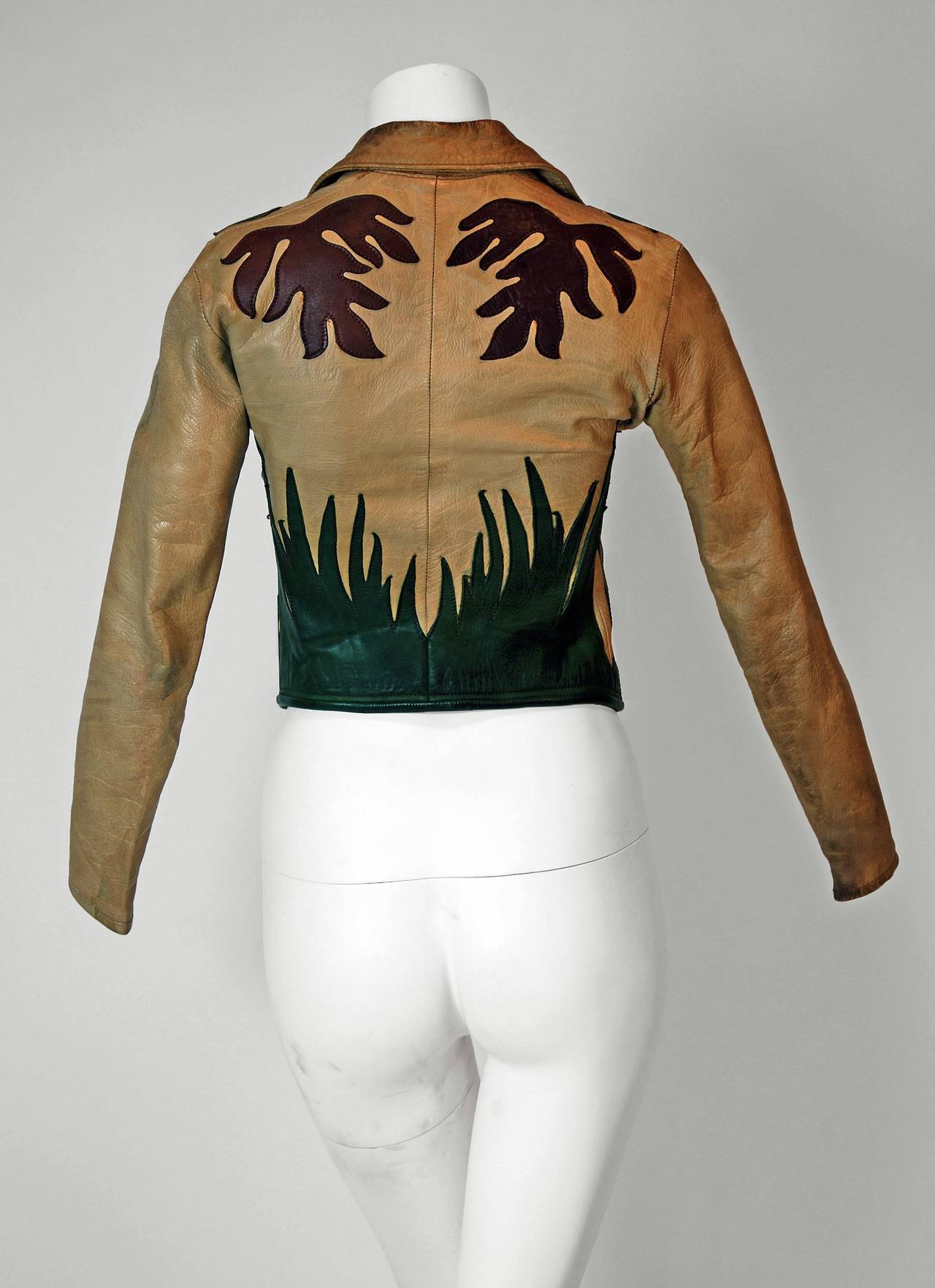 east west leather jacket