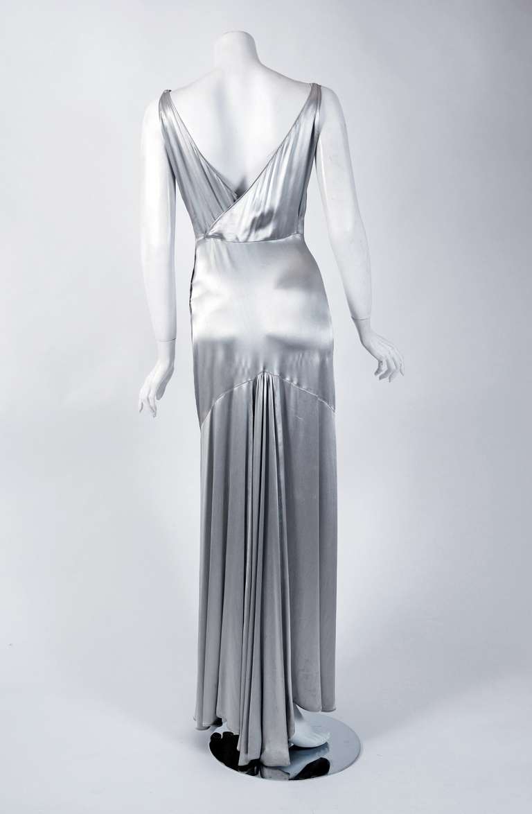 silver beaded dress