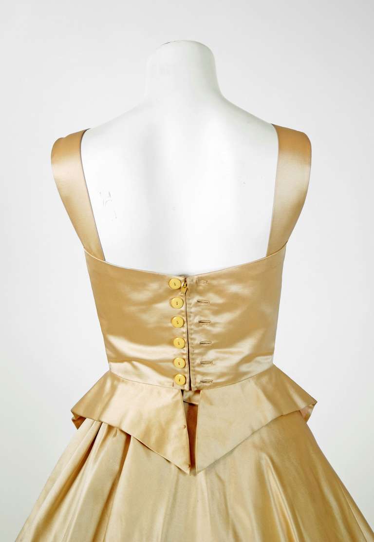 circle yellow dress