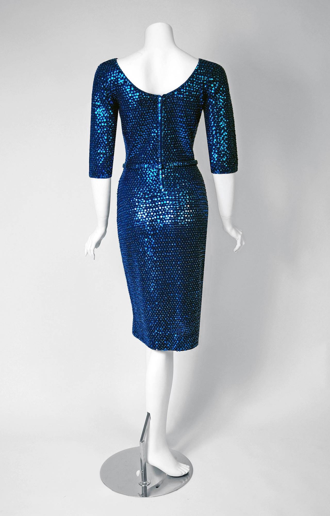 marcella silk blend beaded dress
