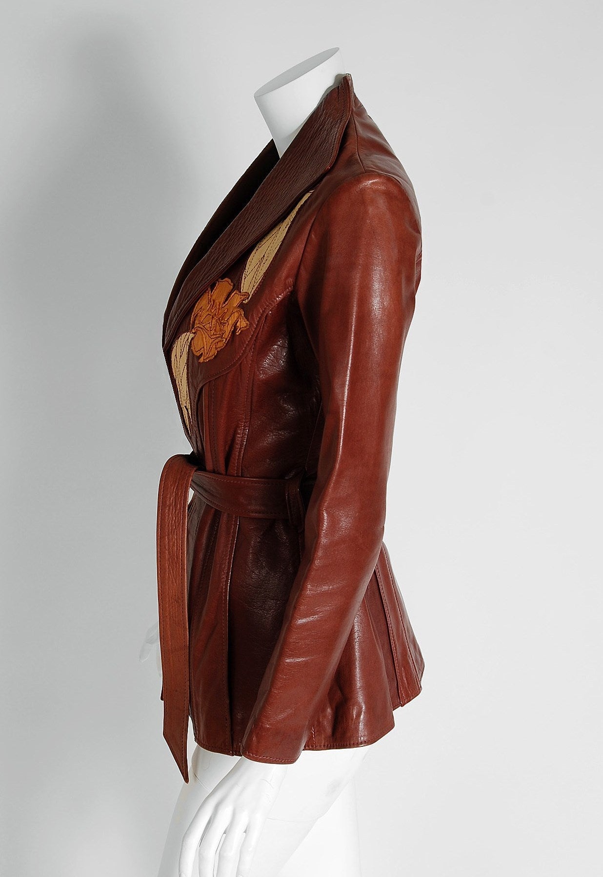 1970s east west calfskin motorcycle jacket