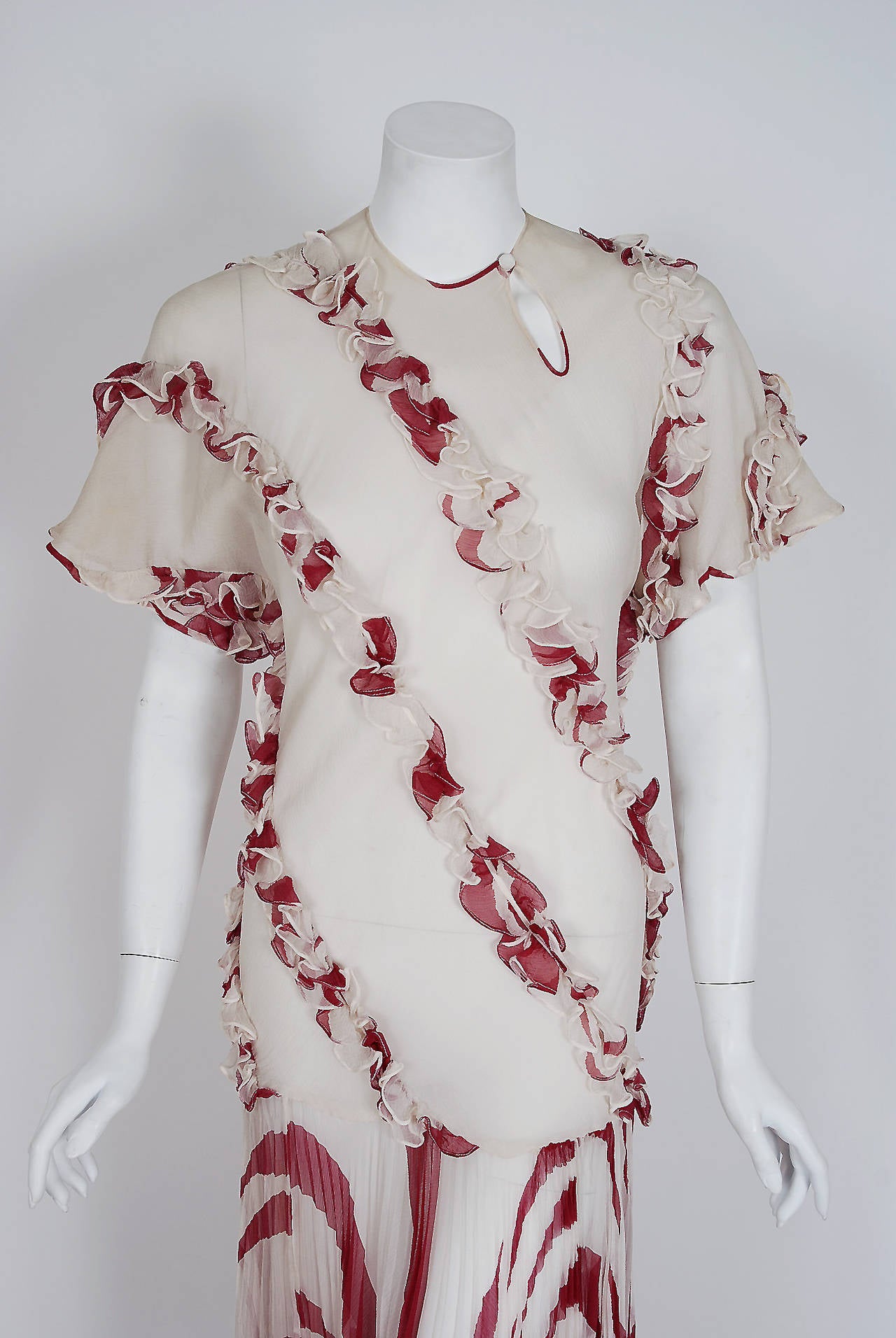 English fashion designer, Raymond “Ossie” Clark, was a leading light in the London “swinging sixties” fashion era and is now renowned for his romantic flowing dresses. Ossie Clark vintage clothing is rare, unique and highly collectible. One of the