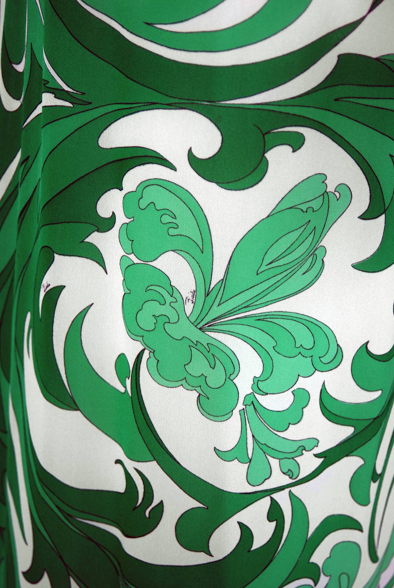 emerald green print