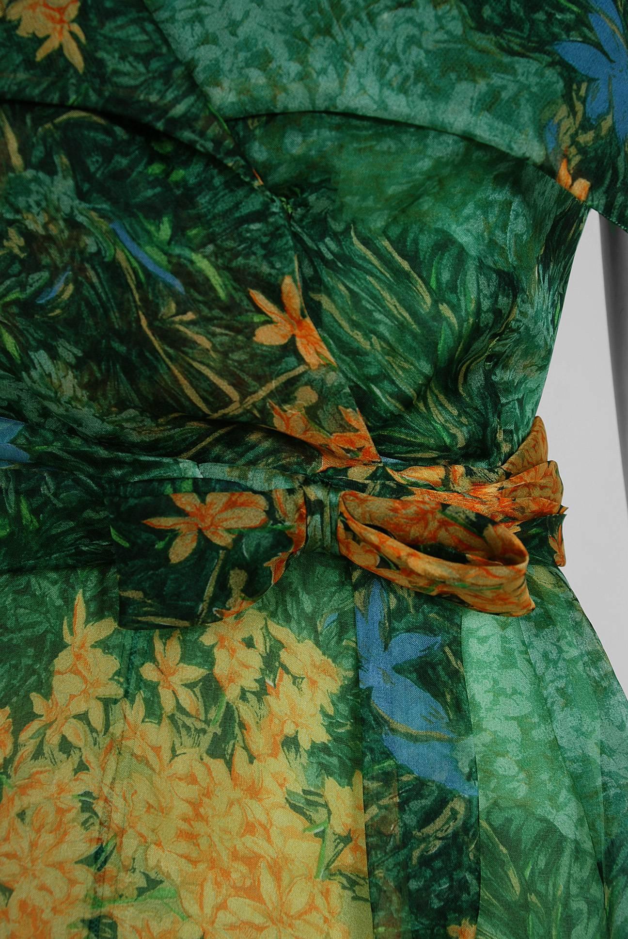 christian dior floral dress