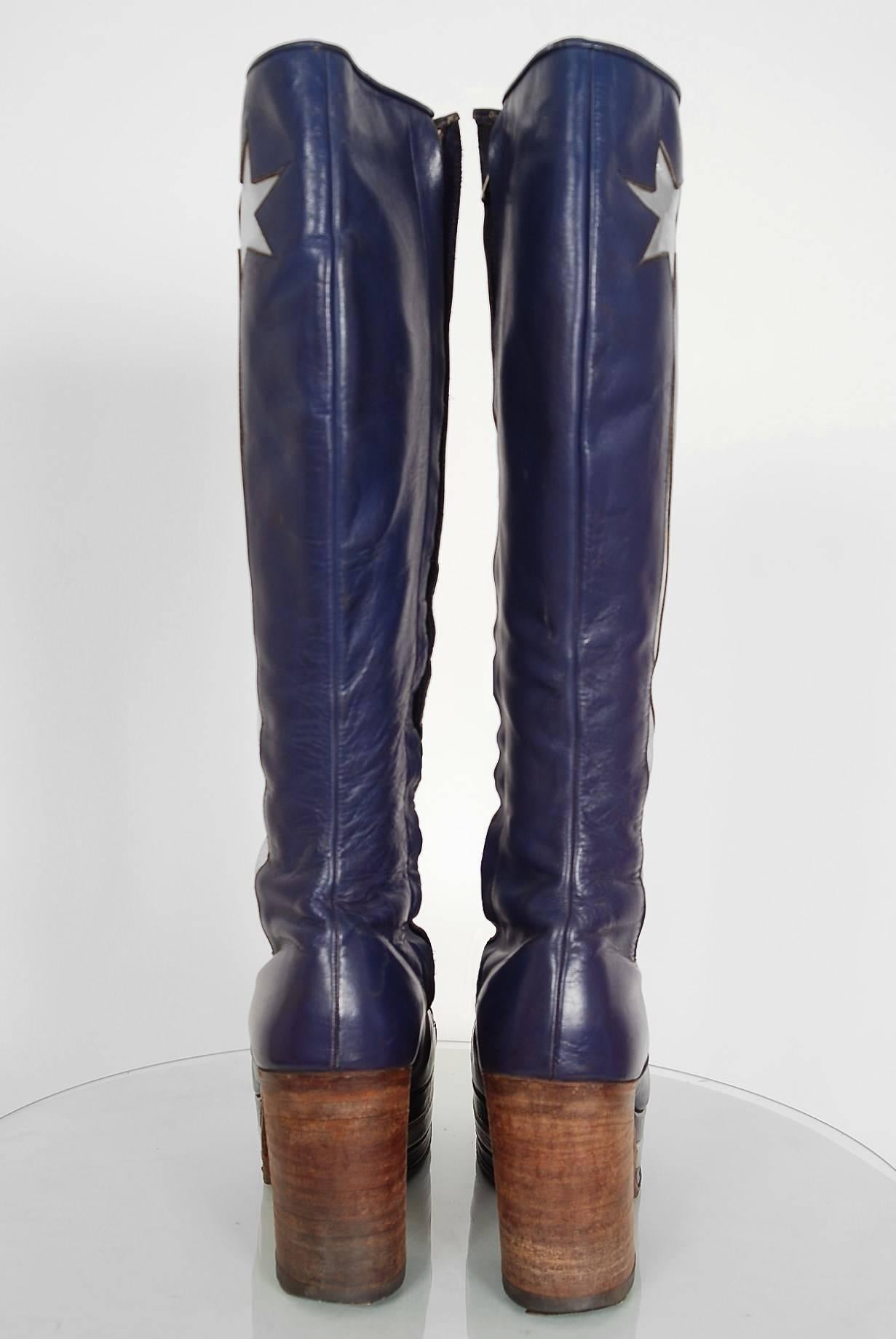 70s glam rock boots