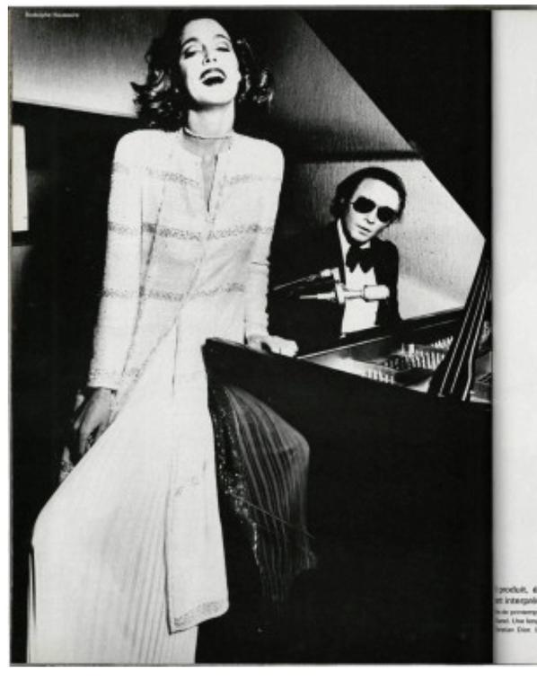 Spring 1976 Chanel Haute Couture Pale Turquoise Silk Chiffon Dress w PinTuck Gathered Front