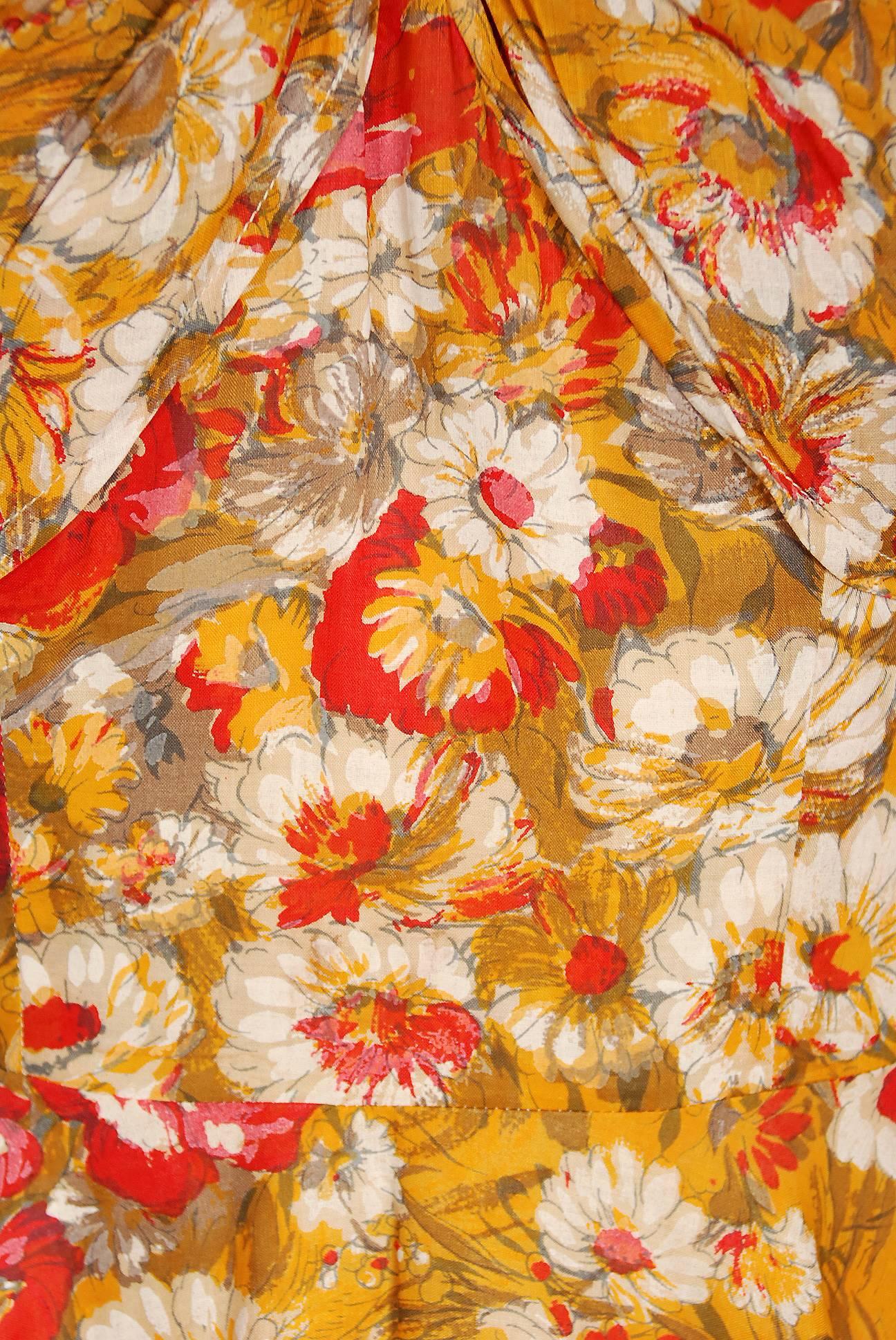 marigold vintage dress