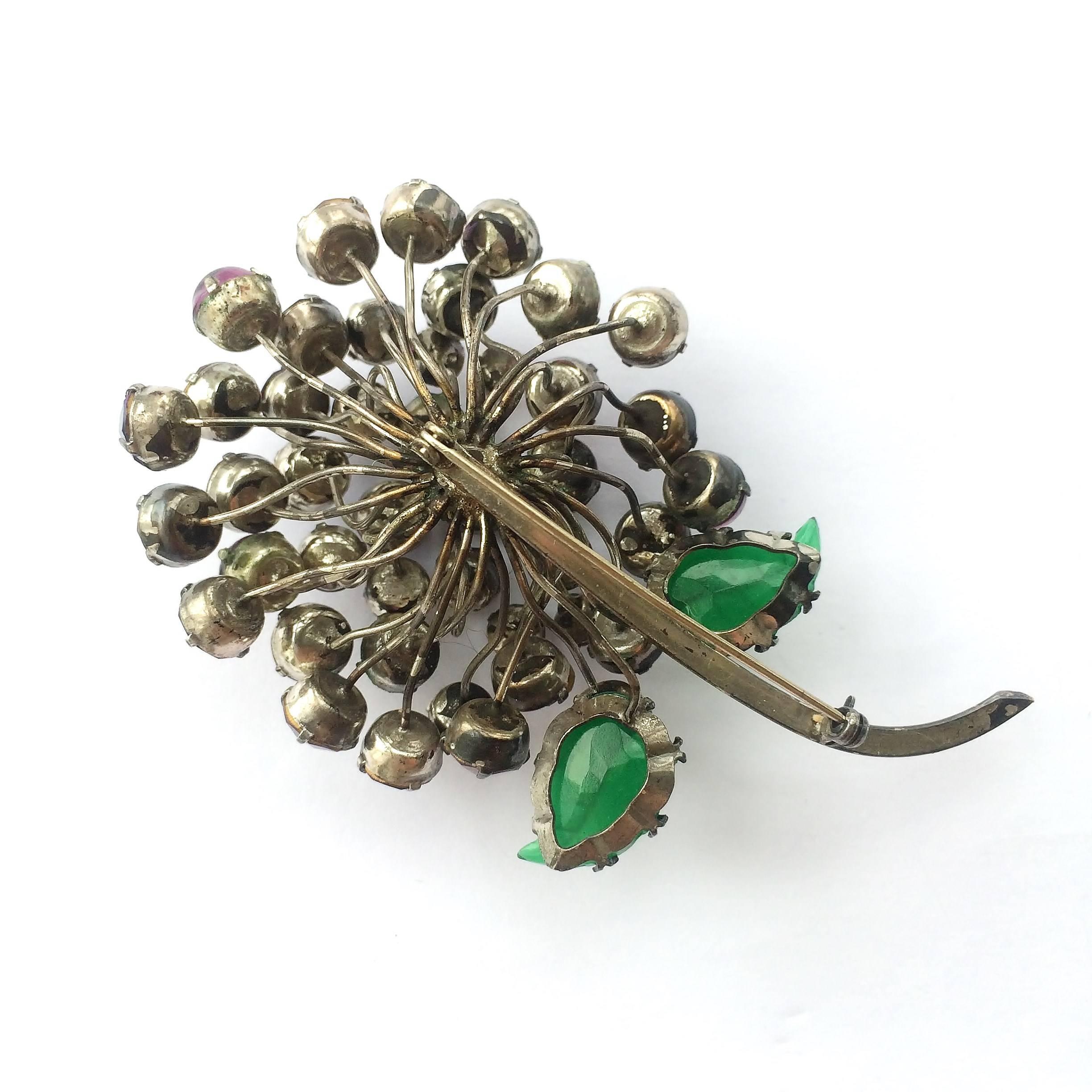 Women's CIS full blossom head brooch, 1960s