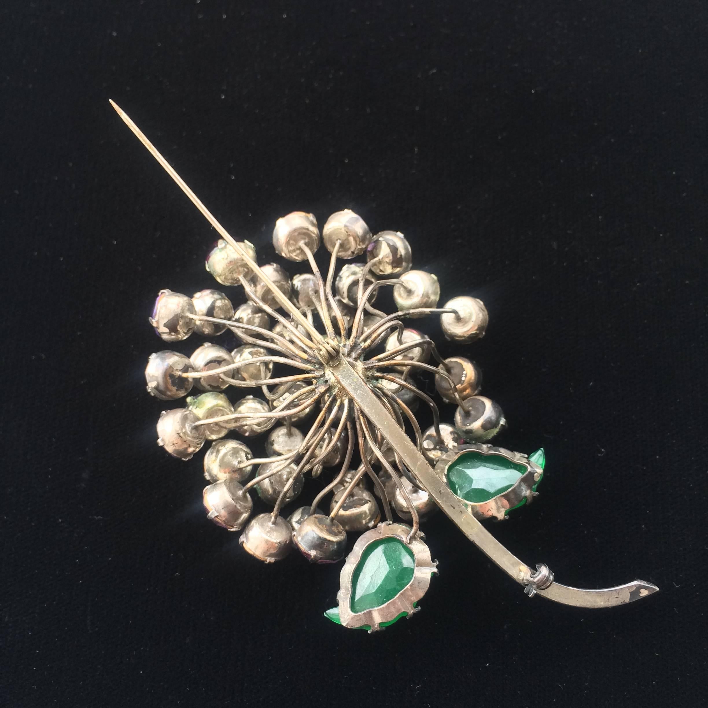 CIS full blossom head brooch, 1960s 4