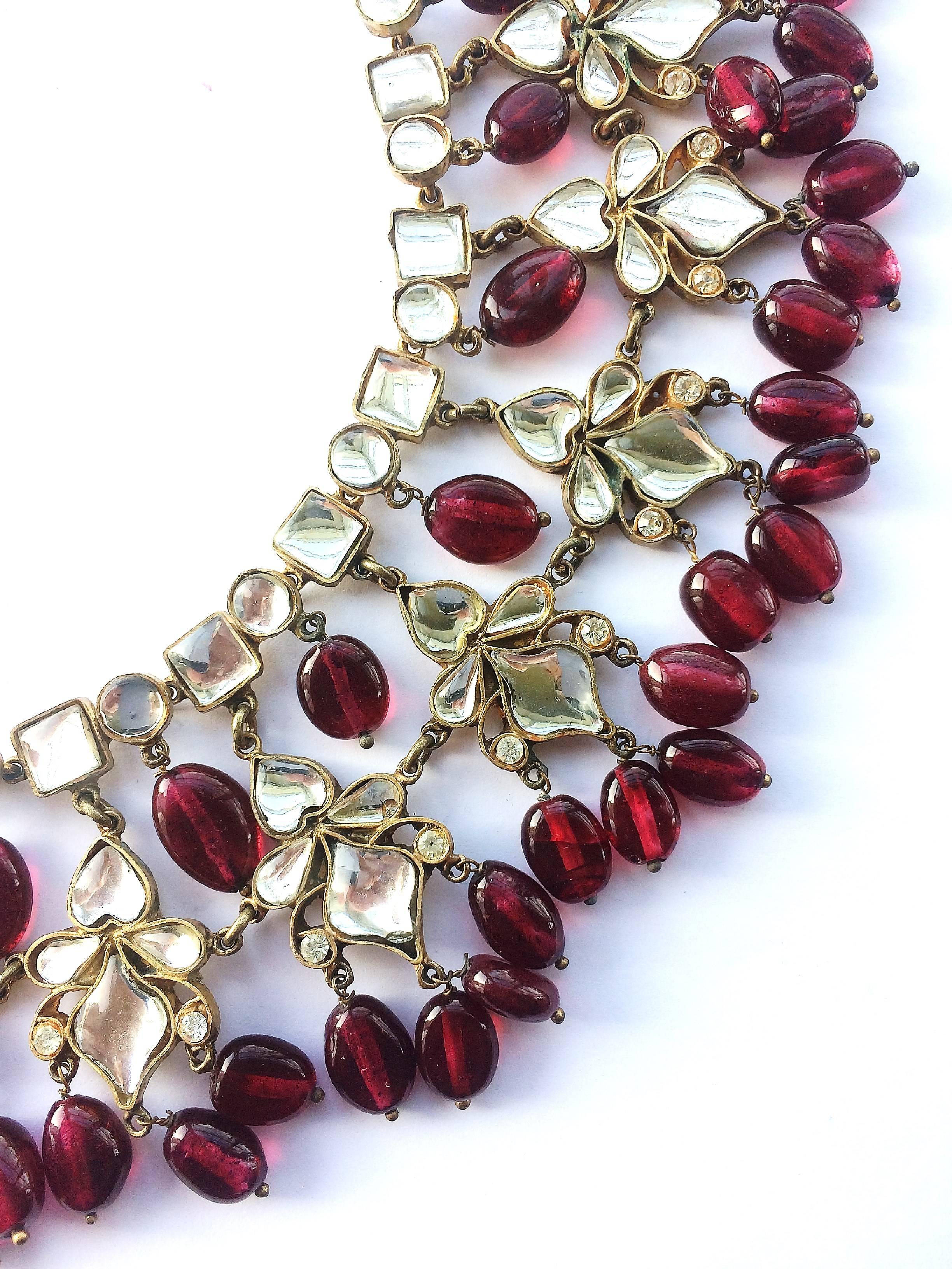 Kenneth Jay Lane Moghul style necklace, 1960s 3