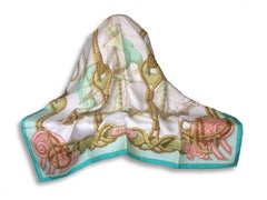 Hermes Paris Silk scarf "Tribord", 1960s