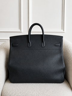 Sac Hermès Birkin 50 HAC noir PHW, neuf, facture de juillet 2026