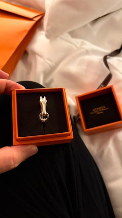 Hermes silver galop ring