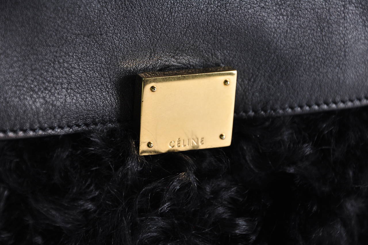 celine croc luggage tote - celine edition limited all black