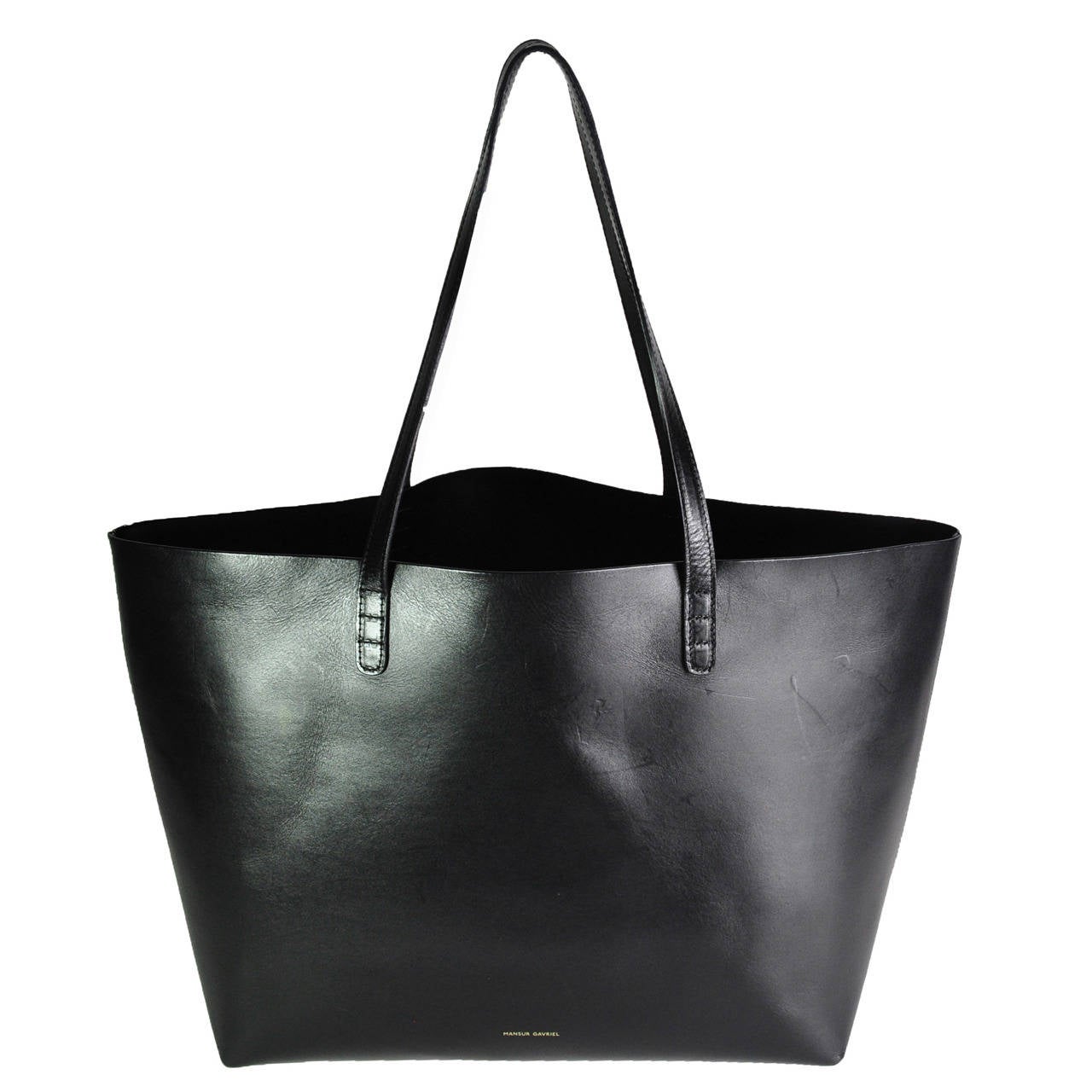 Mansur Gavriel Black Calf Tote Bag