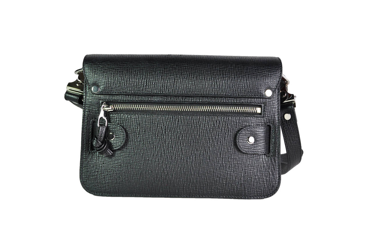 Proenza Schouler Black Textured Leather PS11 Mini Classic Shoulder Bag 1