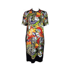 Fendi  Multicolor Jungle Sequined Dress