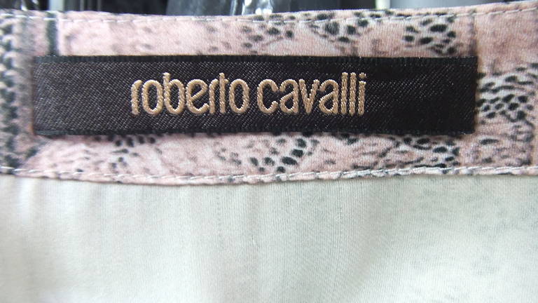 Women's Roberto Cavalli Lace Print Silk Pleasant Dress