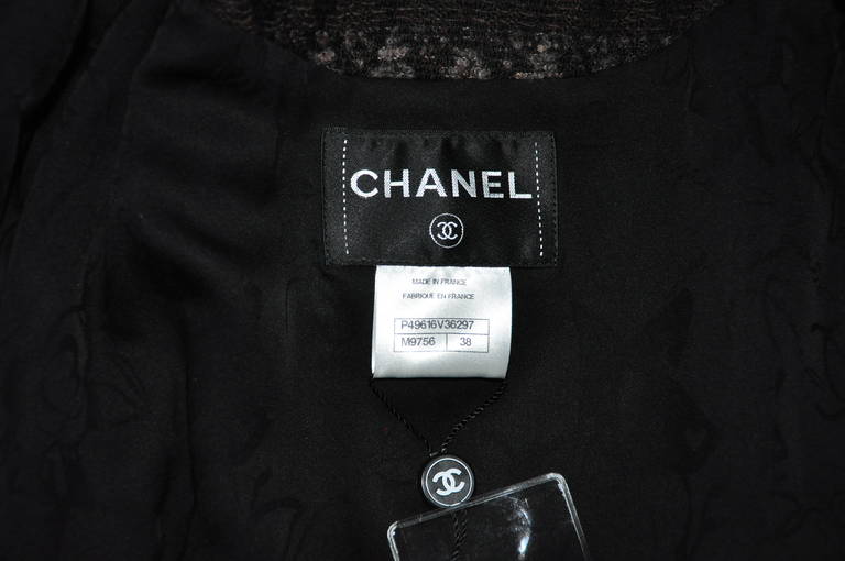 Chanel 2014 Paris-Dallas  Multi-color Tweed Jacket New FR38 For Sale 2