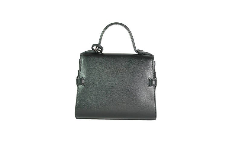 Delvaux Black Calfskin Tempete Micro Handbag at 1stdibs