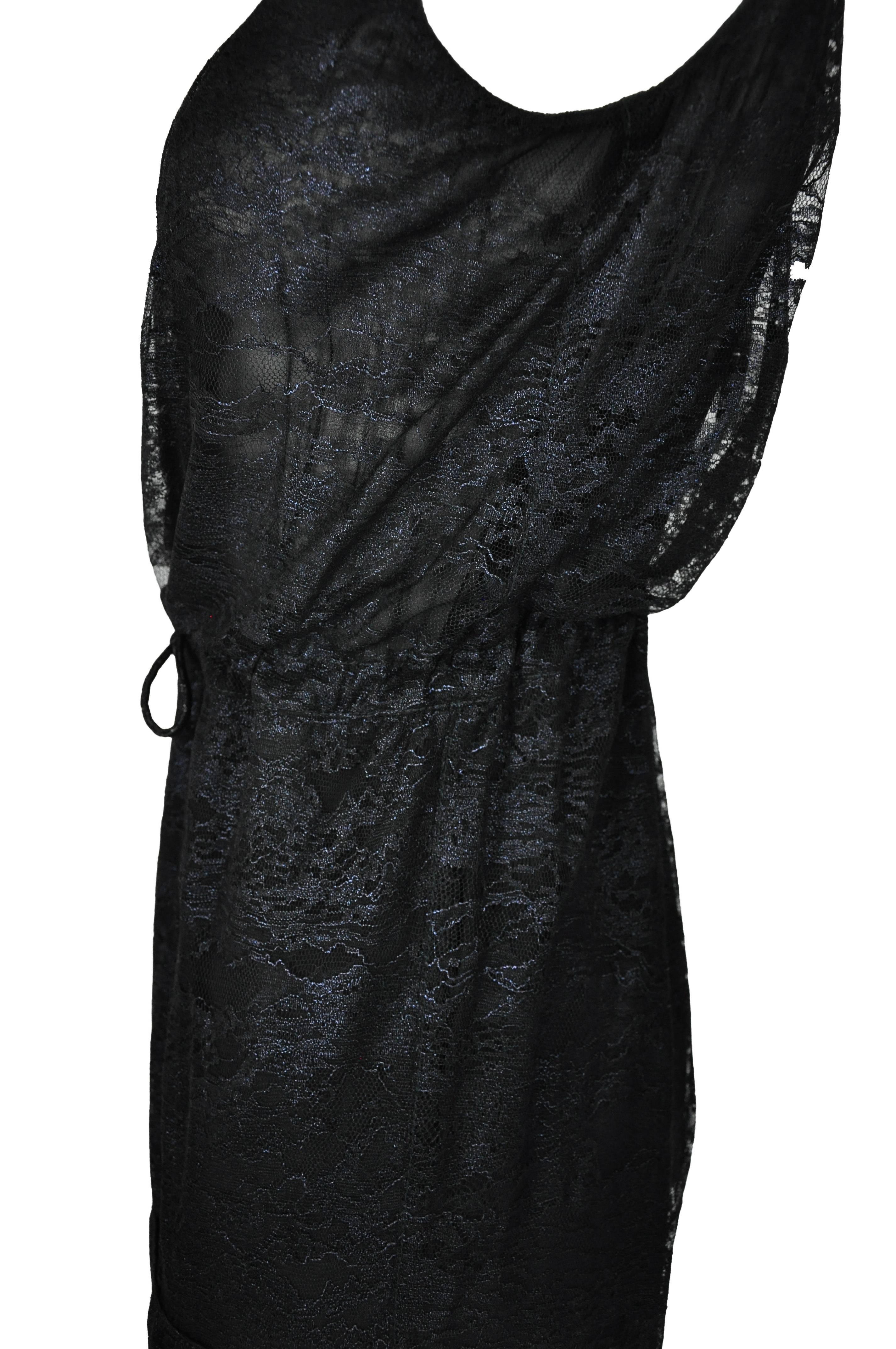 Chanel 2012 Collection Black Lace Jumpsuit FR36 In Excellent Condition In Hong Kong, Hong Kong