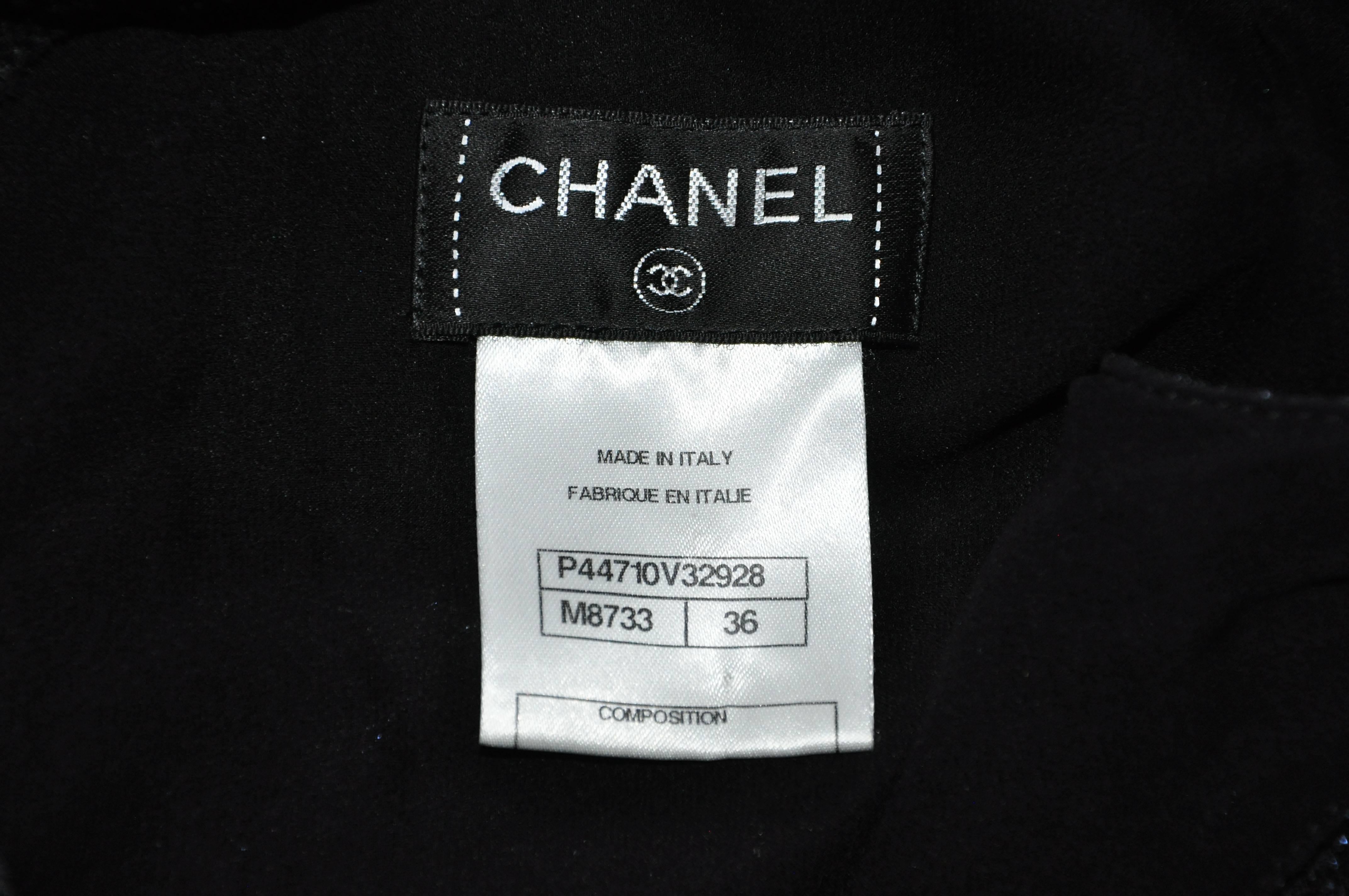Chanel 2012 Collection Black Lace Jumpsuit FR36 2