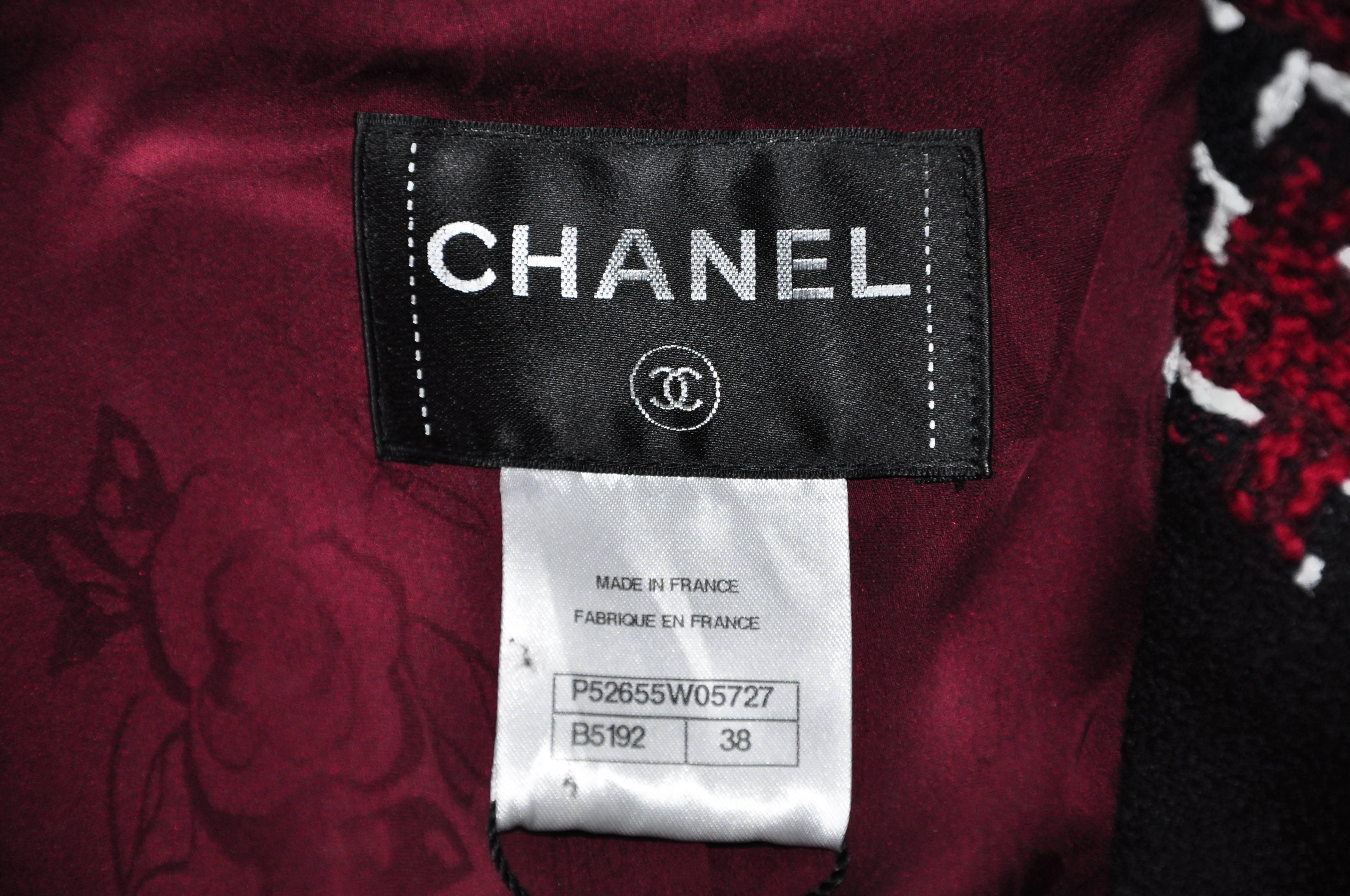 Chanel 2015 Brasserie Multi-color Wool Tweed Jacket & Apron New FR38 3
