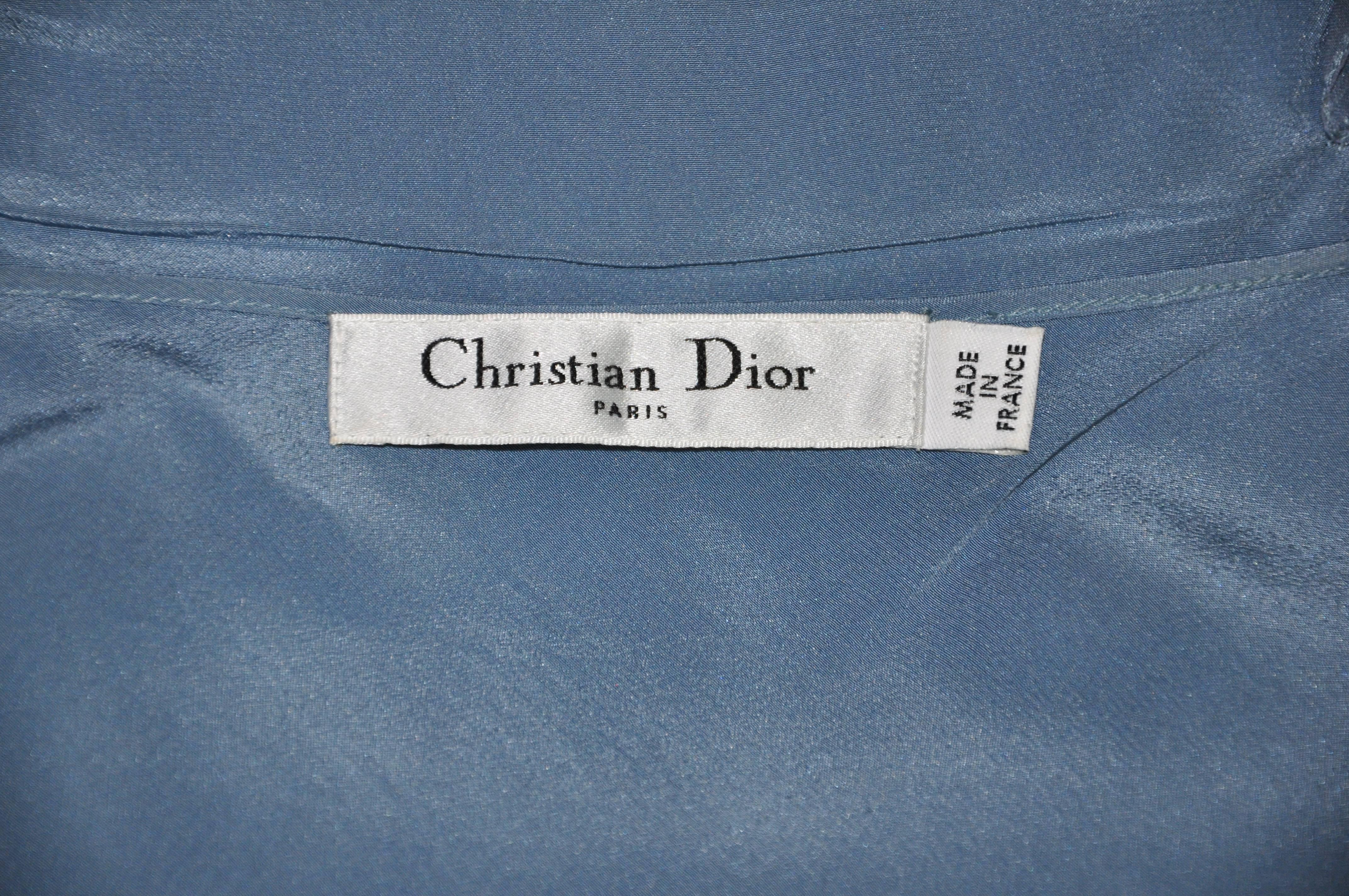 dior chiffon dress