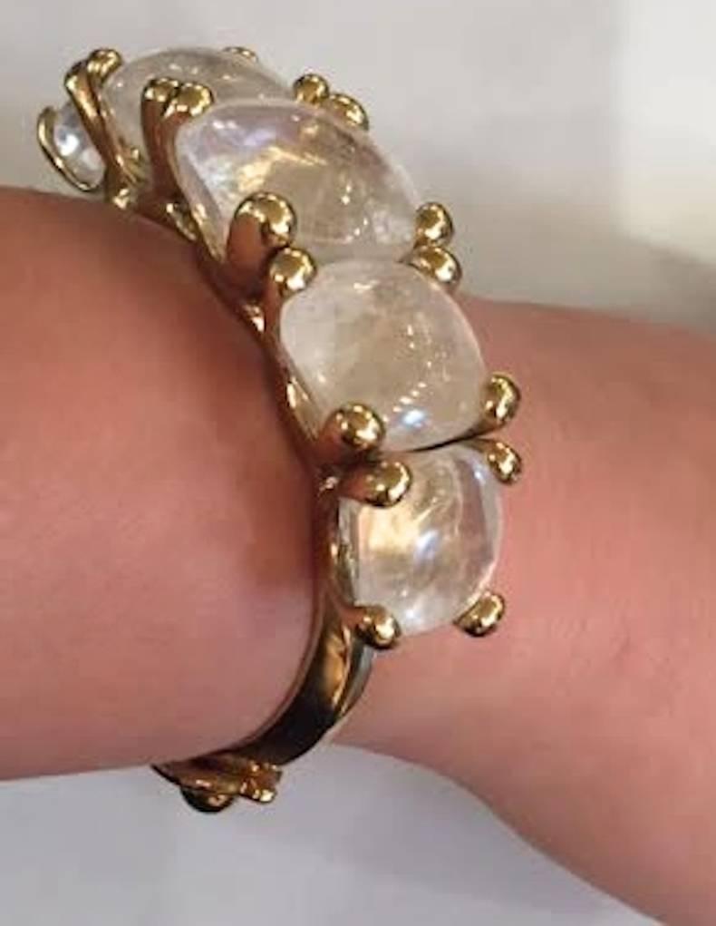 Women's Goossens Paris Rock Crystal Clasp Bracelet