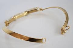 Goossens Paris Rock Crystal and Yellow Gold Torque Necklace