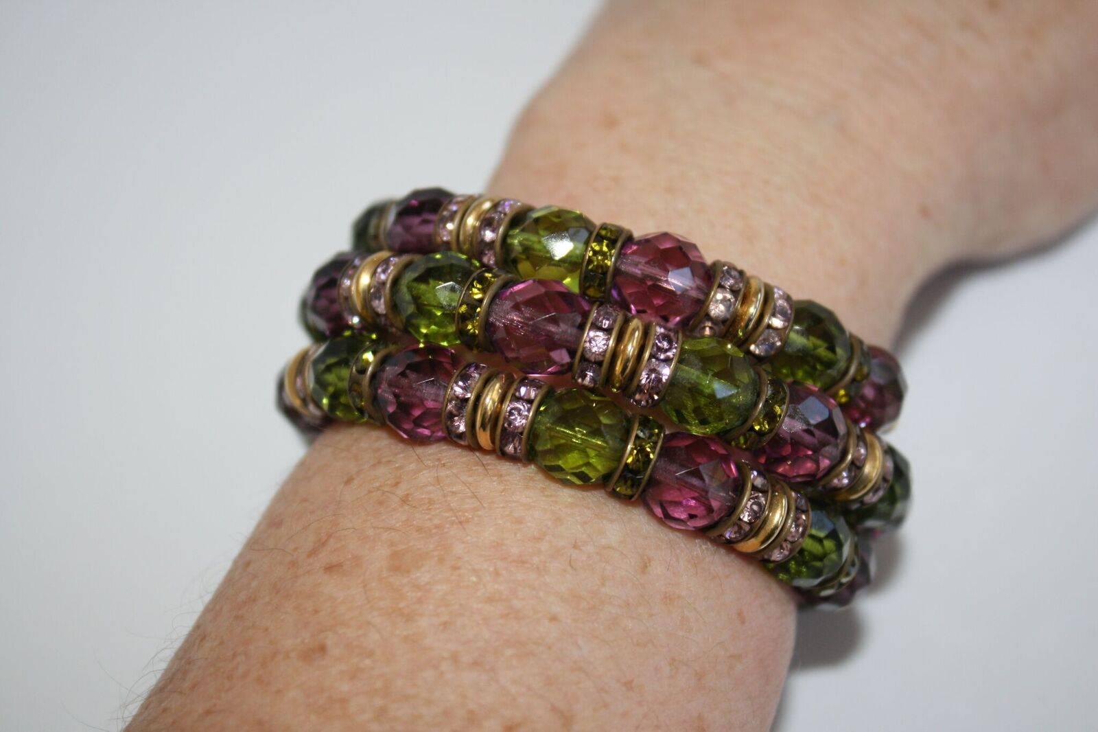 crystal wire bracelet