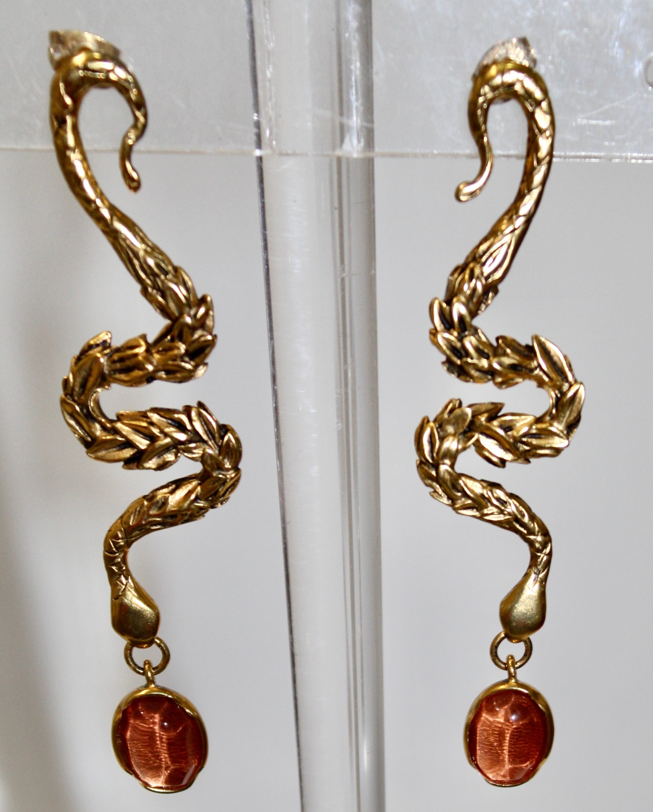 Goossens Paris Snake Earrings 