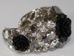 Philippe Ferrandis Black Rose Resin Cuff