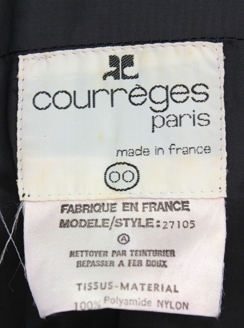 Courreges Paris 1970s Black Velvet Jumpsuit For Sale 4