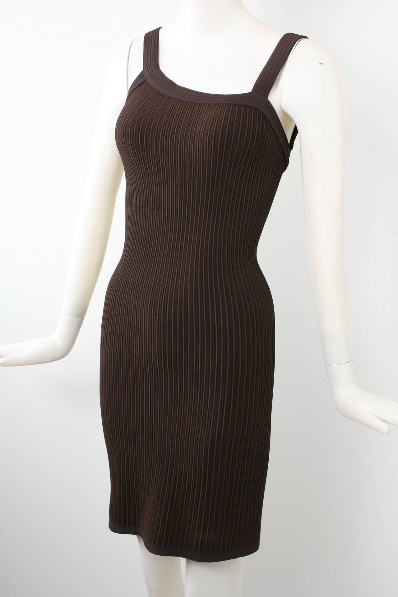 Alaia Sexy Little Dress with Asymmetrical Neckline For Sale 3