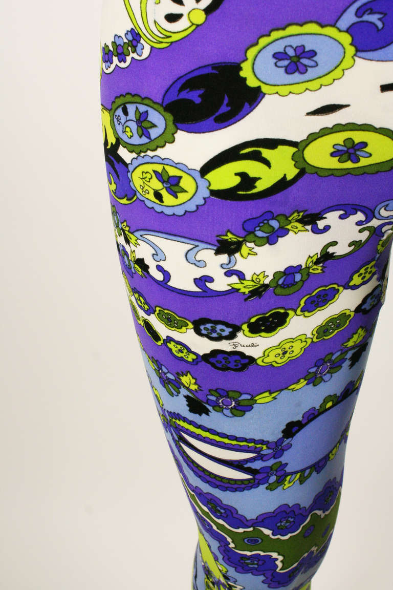 Rare Pucci Catsuit 1968 from Editorial For Sale at 1stDibs