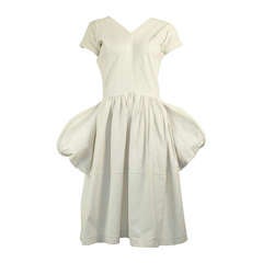 Comme des Garçons White Sculptural Dress