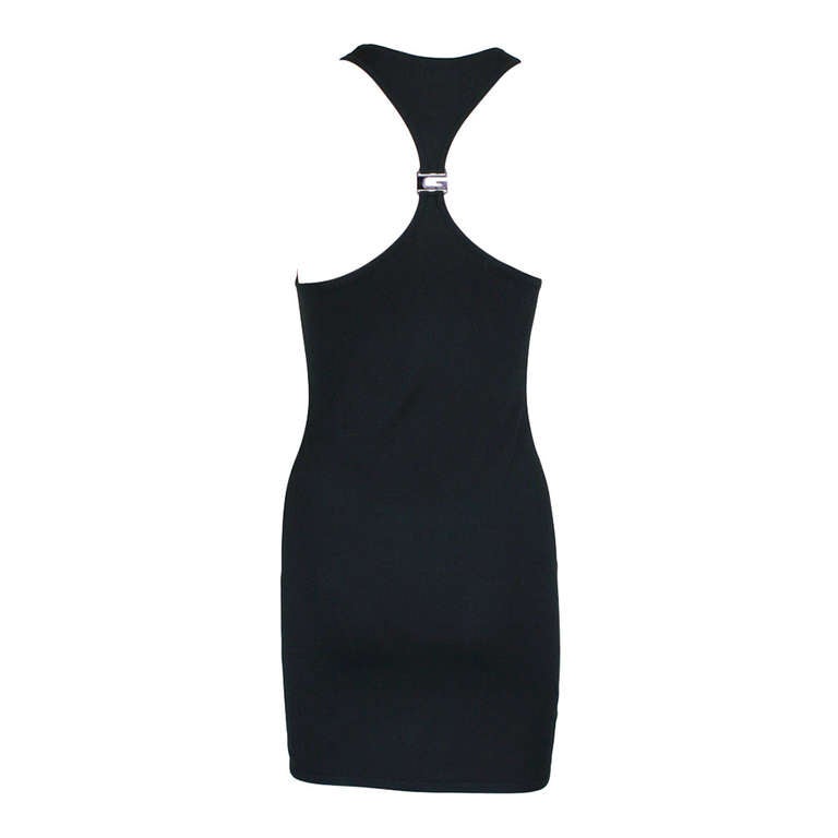 Tom Ford for GUCCI 1998 Black Body-Con Dress For Sale at 1stDibs