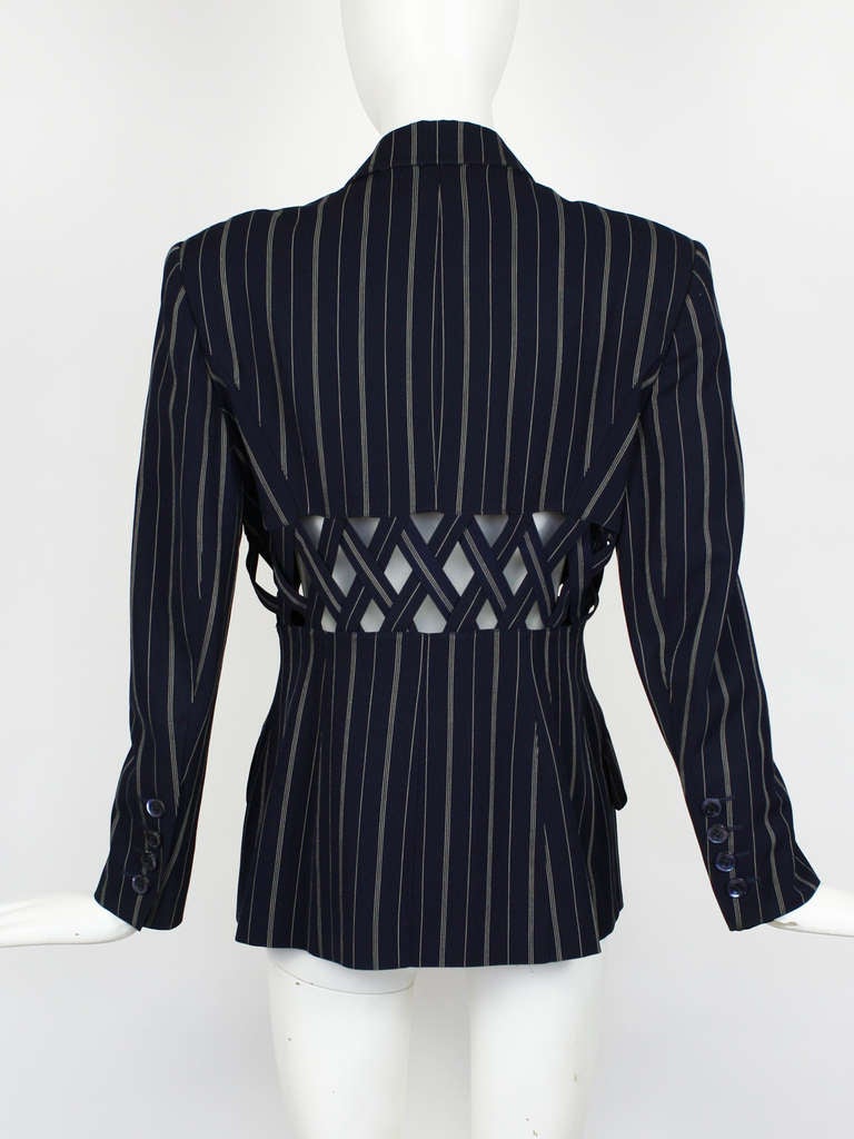 Lolita Lempicka Lattice Cut-Out Jacket For Sale 1