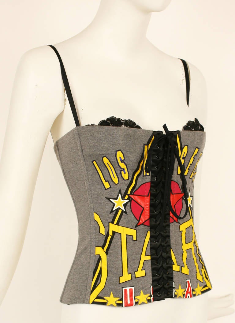 Dolce & Gabbana "Los Angeles Stars" Bustier