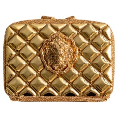 Chanel Pre-Fall 2009 Paris-Moscou Gold Lion Leo Crystal Minaudière Clutch Bag