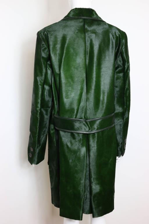 ジャケット・アウター Vintage PRADA green hair carf coat 40 Prada Green Pony Leather Coat at 1stDibs | prada green