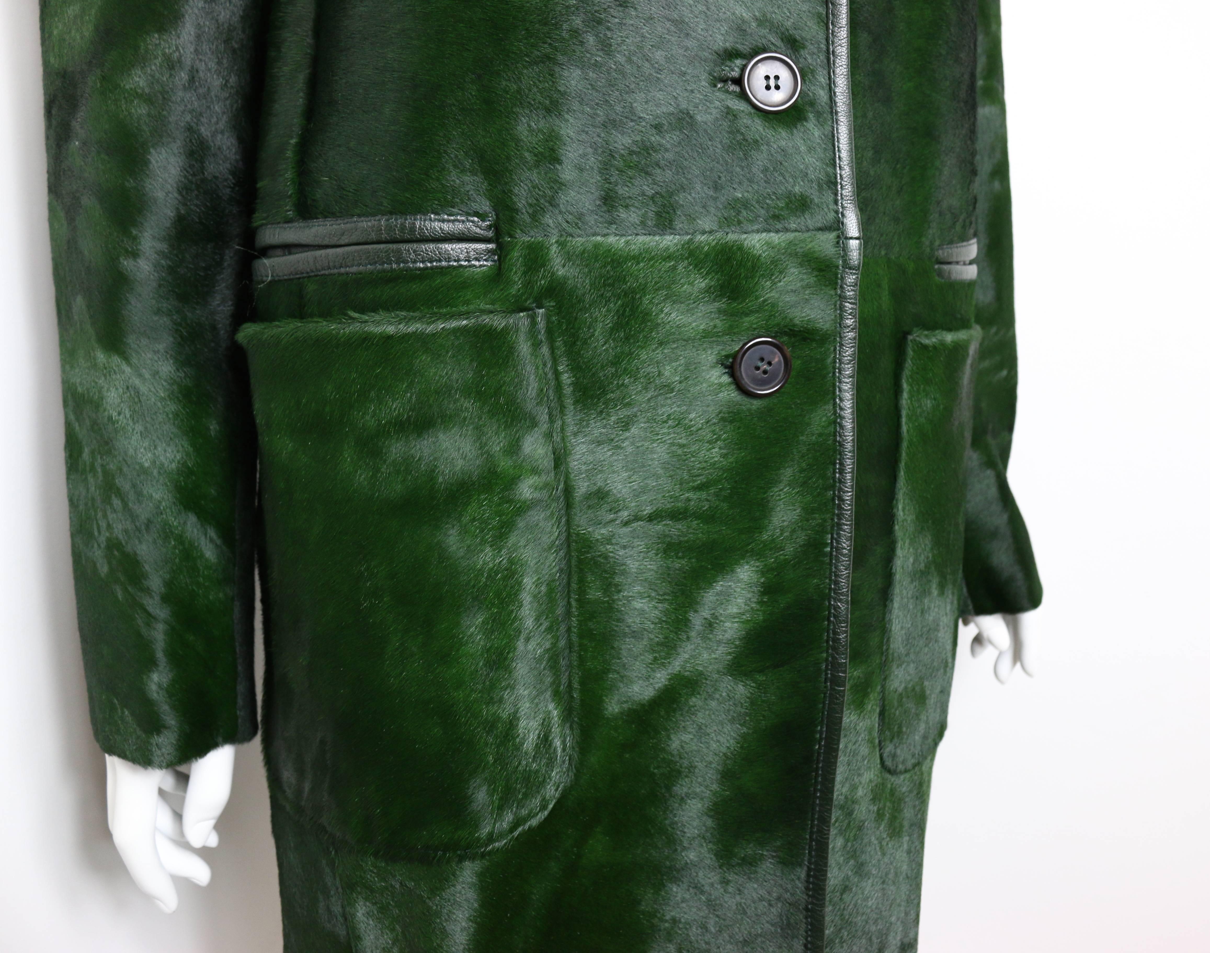 Coates in cavallino verde di Prada In condizioni ottime a Sheung Wan, HK