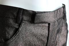 1997 Tom Ford for Gucci Grey Metallic Pants