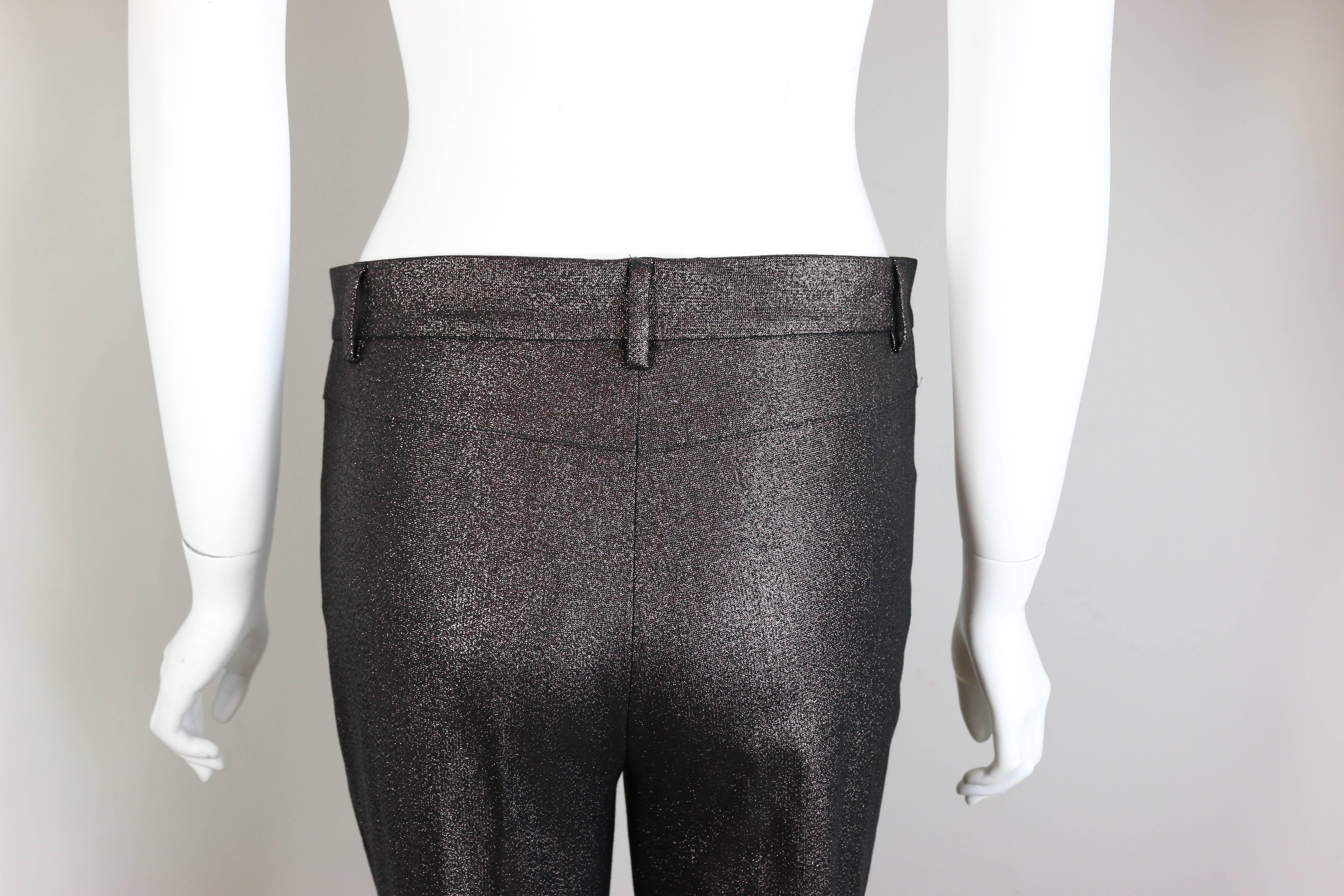 mens metallic pants