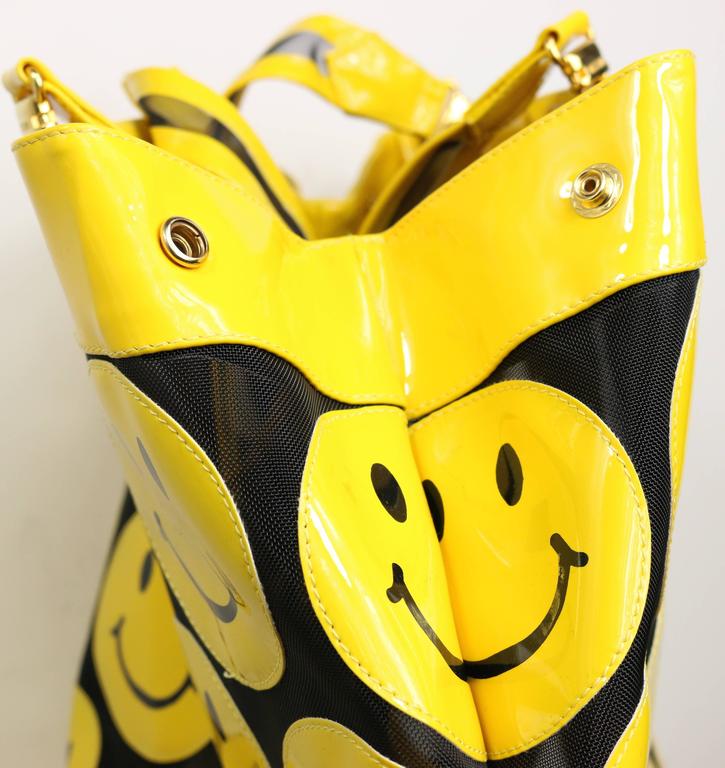 moschino smiley face bag