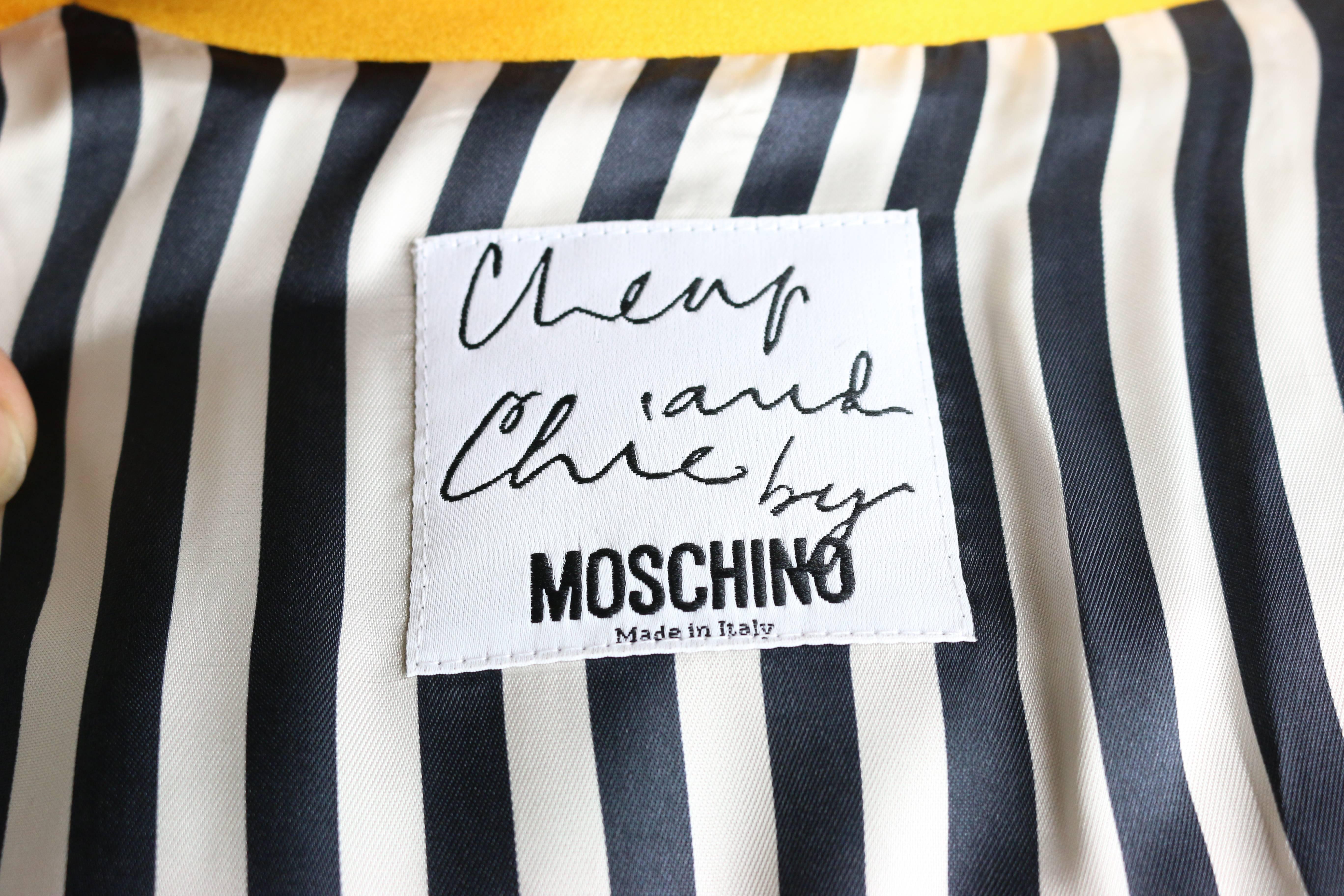 Moschino Double Breasted Cropped Jacket 2